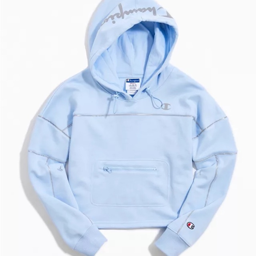 Champion Sky Blue Pullover Hoodie